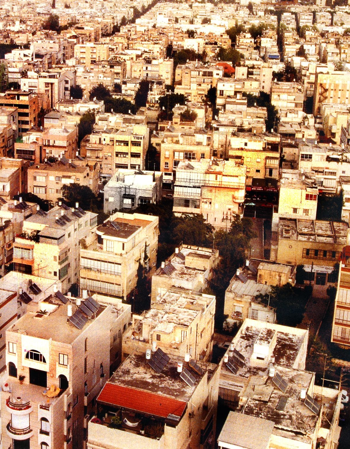 תל אביב בצילום אוויר שנות ה 70