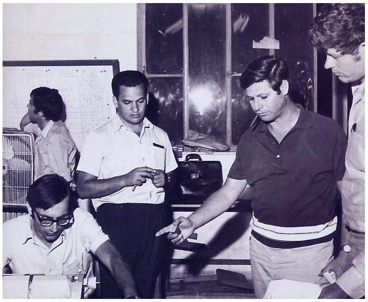 חדר החדשות של הטלוויזיה 1968