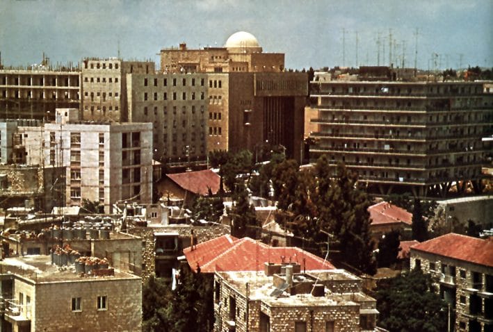 מרכז העיר החדשה שנות השבעים